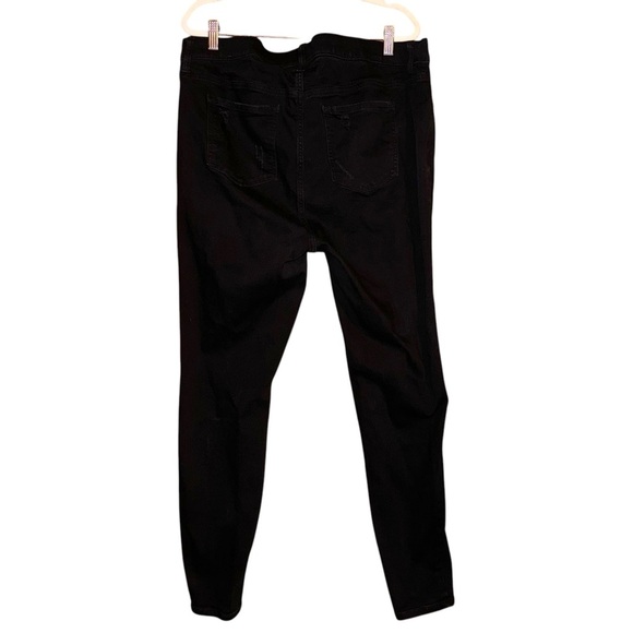 TORRID Sky High Skinny High Rise Denim Jeans Black Stretch Size 18T Tall - Picture 12 of 16